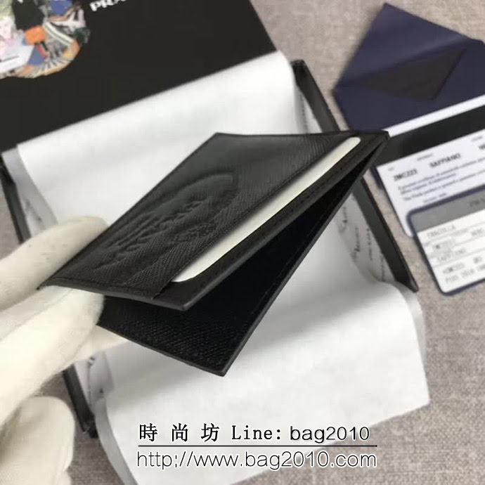 PRADA普拉達 專櫃最新款 最新摩登態度系列 男士卡片夾 2MC223 DD1820